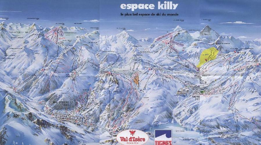 Espace Killy Map